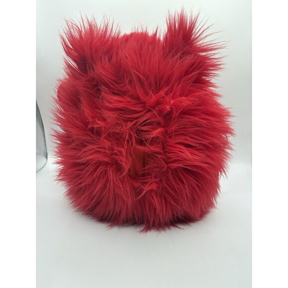 Vintage Raz Furbles Red Plush Monster Hand Puppet 14" 1987 Yang Jee - Picture 2 of 10